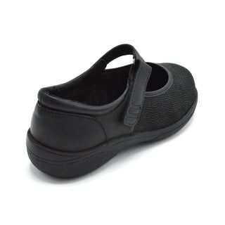 DB Roberta - Ladies Extra Wide Summer Shoe - 2V and 6V Width Fittings - Black