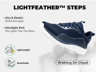 FitVille UK Cloud Strider Wide Fit Trainer - Lightweight and Breathable