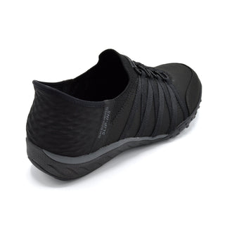 Skechers Roll With Me - Ladies Wide Fit Casual Slip On Trainer - 2E Fitting - Black