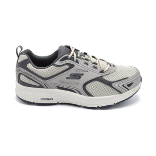 Mens Wide Fit Skechers - Side View - Grey - Go Consistent