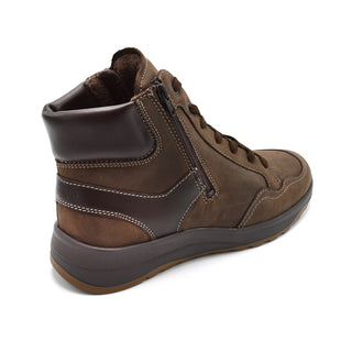 Waldlaufer John Boot - Mens Lightweight Wider Fit WalkingBoot - 2V (2E-4E) Width Fitting - Brown