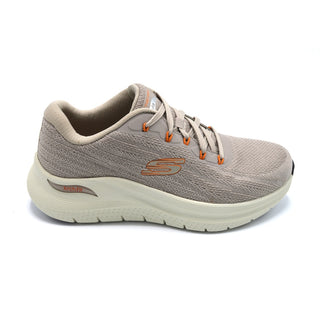 Skechers Arch Fit Road Wave - Extra Wide 4E Fitting - Taupe