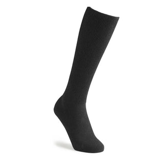 Black Stretch Socks For Swollen Feet And Oedema. Extra Wide Leg