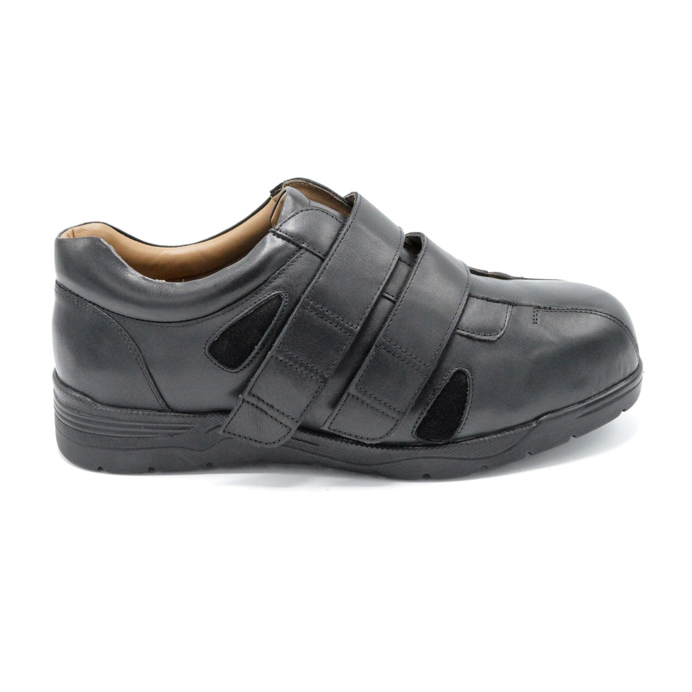 Mens velcro sale shoes wide width