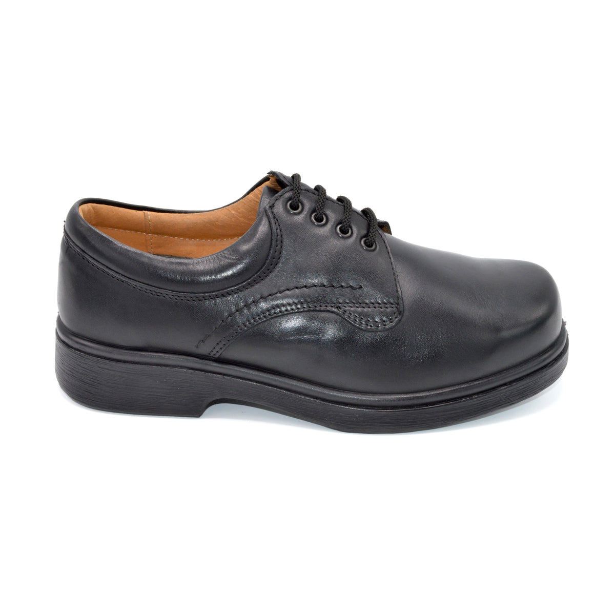 DB Bob - Men's Extra Wide Fit Lace Up - Black — Wide Shoes