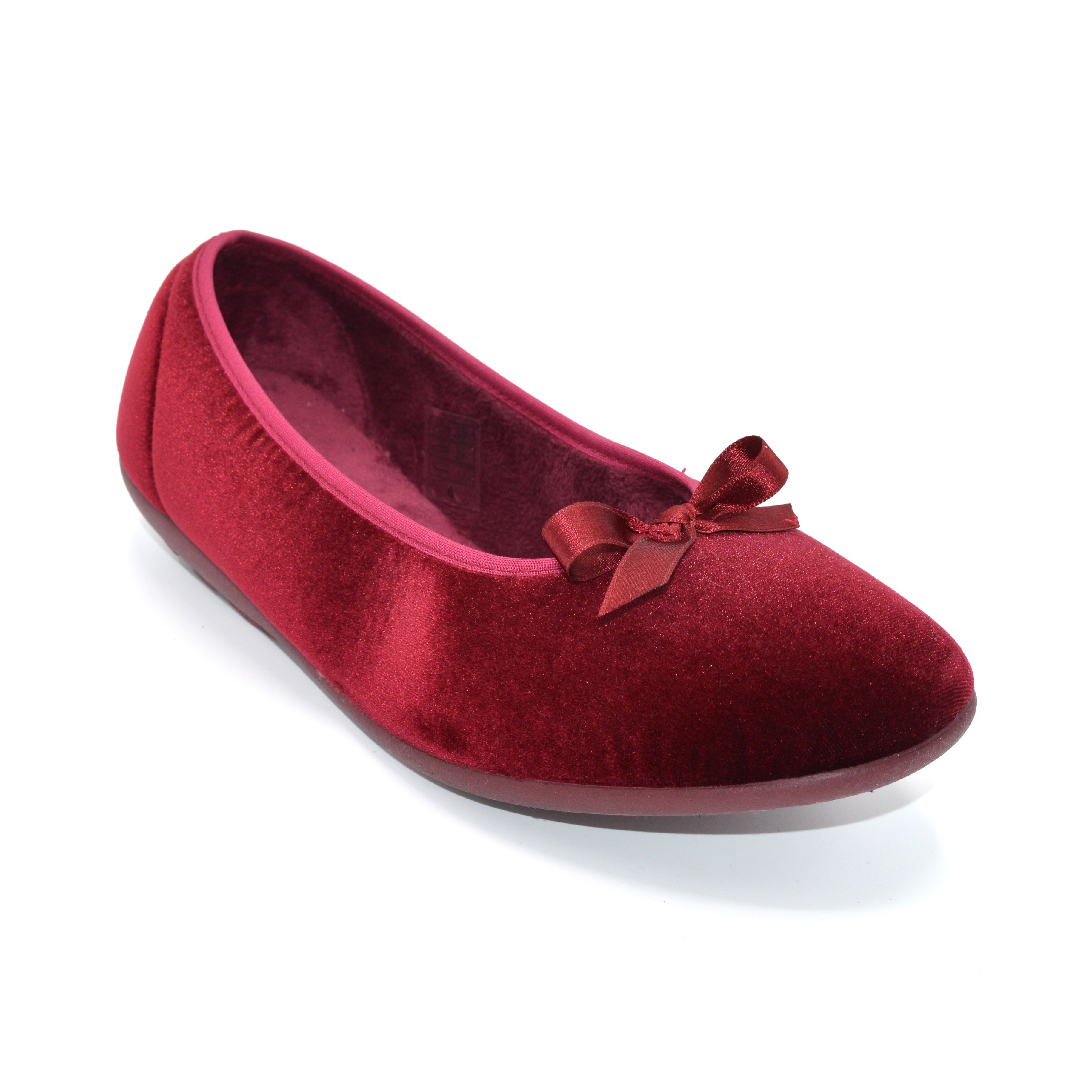 Ladies Extra Wide Fit House Shoe For Swollen Feet - Red — Wide Shoes