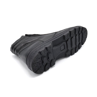 Men's Black Double Zipped Boot 2E Fitting