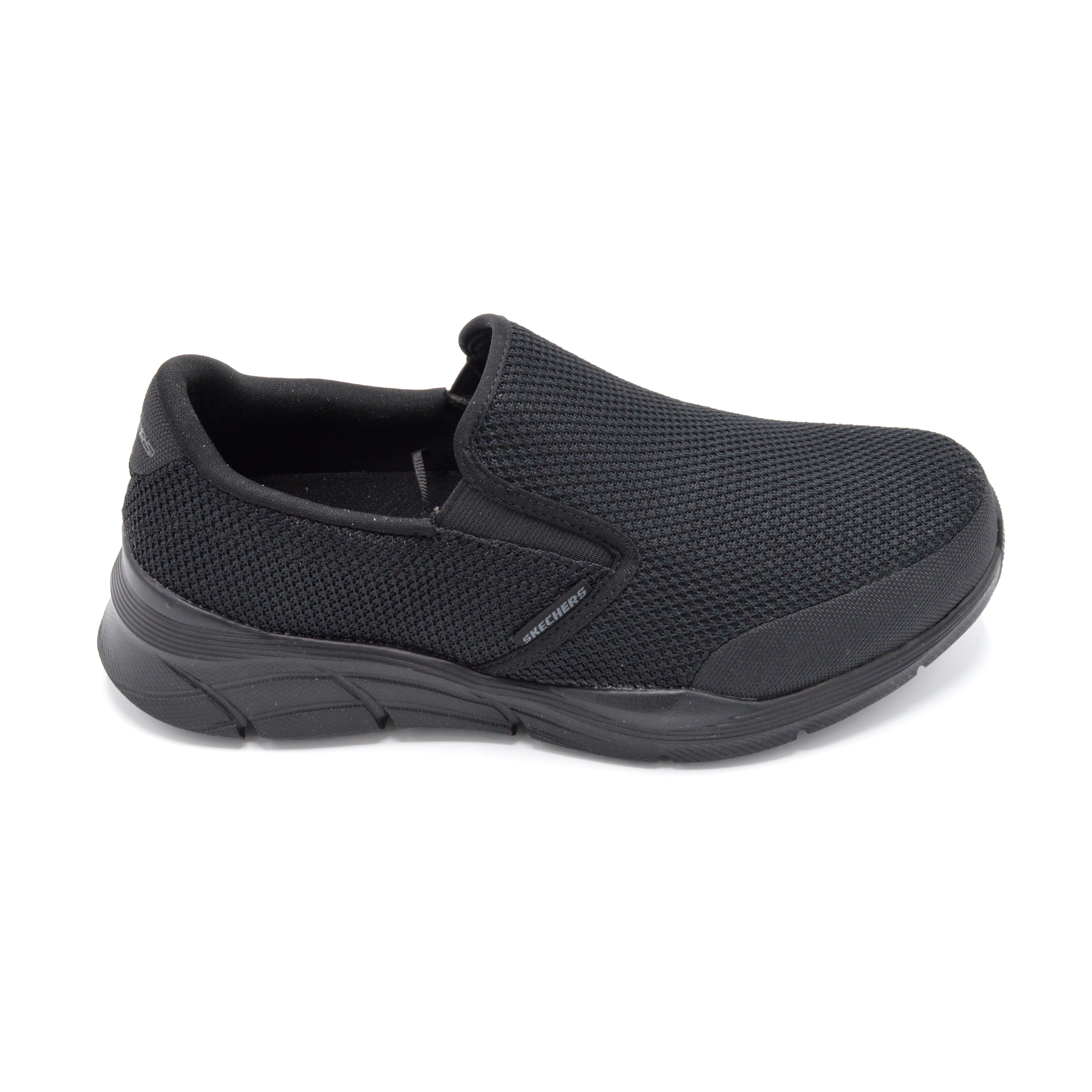 Skechers Krimlin -Extra Wide Slip On - Black - 6E Fit — Wide Shoes